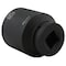 Dynamic 1" Drive Deep Socket, Black Phosphate, Tools 2-3/8" X 1" Drive, 6 Point Deep Length D025576 - alternate 6